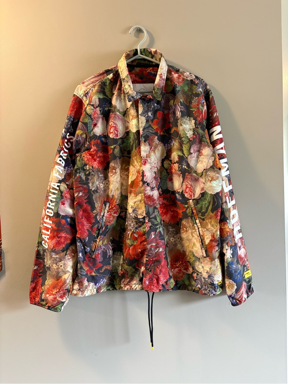 HarschelFloral Coach Windbreaker Jacket - California Fabrics - Multicolor